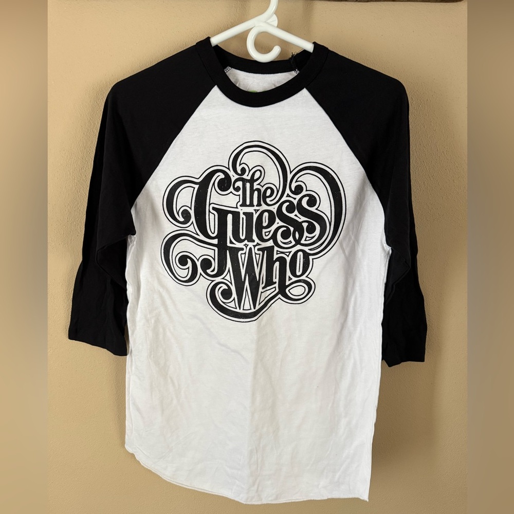 NEW Men’s The Guess Who 3/4 Sleeve Tour Tee, SZ Small